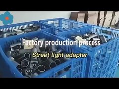 آداپتور چراغ خیابانی LED فلزی چرخش پذیر نور خورشیدی قطب چراغ خیابانی