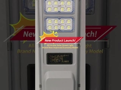 96pcs منبع لامپ همه در یک چراغ های خیابانی خورشیدی برای مناطق دورافتاده و توسعه نیافته