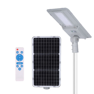 100W Ip65 نور خورشیدی LED خیابان با کنترل از راه دور خودکار